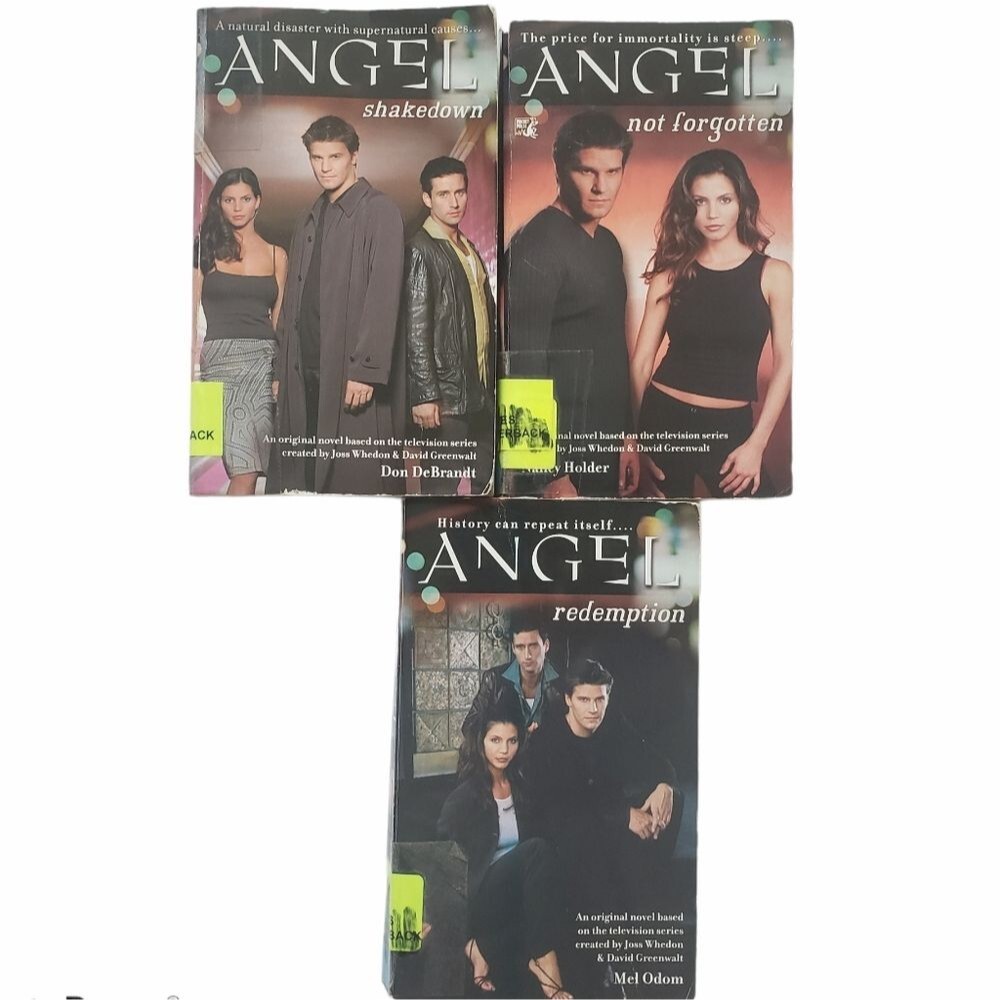 ANGEL PAPERBACK BOOK LOT x3